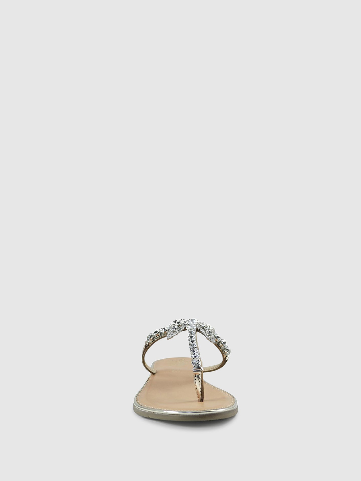 PARODI SHOES Sandálias com Tachas 53/1916CRISTALLO Silver